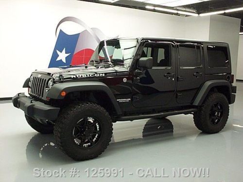 2012 jeep wrangler unltd rubicon 4x4 hard top nav 31k texas direct auto