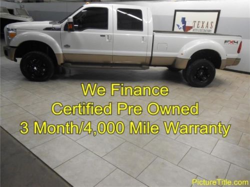 11 f450 4x4 king ranch gps navi sunroof heated seats rockstar finance texas