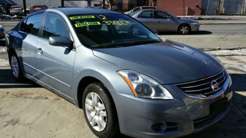 2012 nissan altima s sedan 2.5 gas saver low miles blue with black