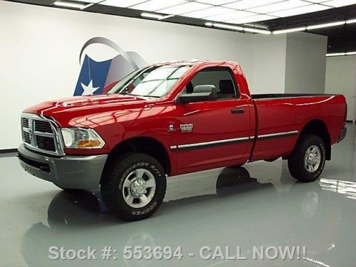 2011 dodge ram 2500 reg cab diesel 4x4 long bed 17k mi texas direct auto