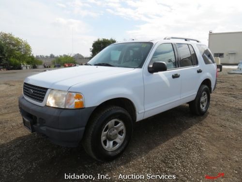 2003 ford explorer xls 4-door suv 4x4 automatic 4-spd w/ overdrive a/c 4.0l v6