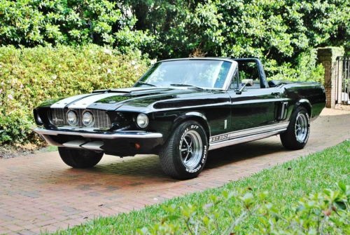 Sweet 1967 ford mustang convertible shelby g.t. 350 tribute v-8 auto