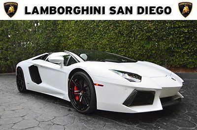 2013 lamborghini aventador roadster. loaded with carbon fiber. two tone interior