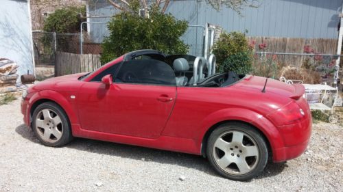 2002 red convertable audi tt