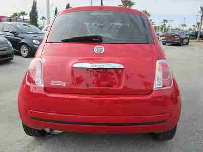 500 Pop Automatic Ivory Interior Rosso Red 4 Cylinder We Finance Certified!!!, image 6