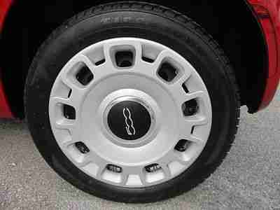 500 Pop Automatic Ivory Interior Rosso Red 4 Cylinder We Finance Certified!!!, image 8