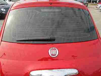 500 Pop Automatic Ivory Interior Rosso Red 4 Cylinder We Finance Certified!!!, image 10