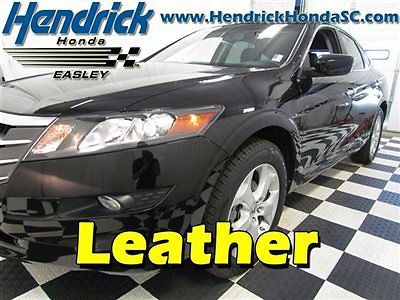 Crosstour ex-l low miles 4 dr suv gasoline 3.5l v6 mpi sohc 24v crystal black pe