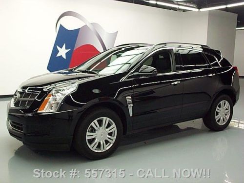 2012 cadillac srx 3.6l v6 leather black on black 18k mi texas direct auto