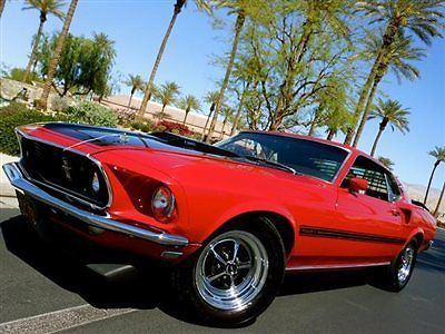 1969 ford mustang mach i  real s code 390 fastback california selling no reserve