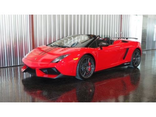 2013 lamborghini gallardo lp 570-4 spyder performante f1 2-door convertible