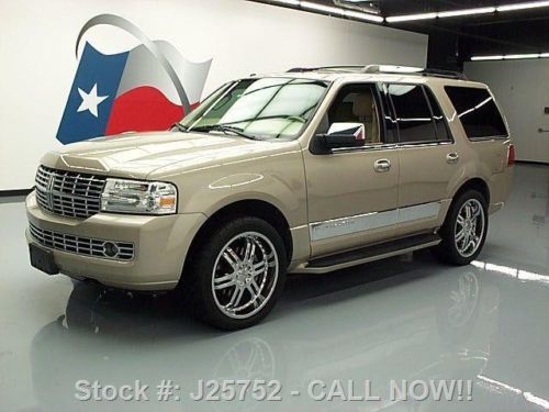 2007 lincoln navigator ultimate sunroof nav 22&#039;s 67k mi texas direct auto