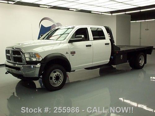 2012 dodge ram 4500 crew diesel dually flatbed tow 64k texas direct auto