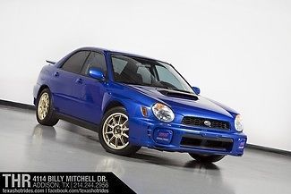 2002 subaru impreza wrx! xtra clean blue w/ gold wheels! no perf mods! look!