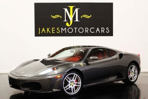 2007 f430 coupe, silverstone on red, 8k miles, 1-owner, fresh service!, loaded!!