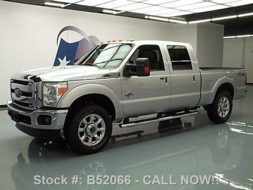 2012 ford f-250 lariat crew fx4 4x4 6.7l diesel nav 52k texas direct auto