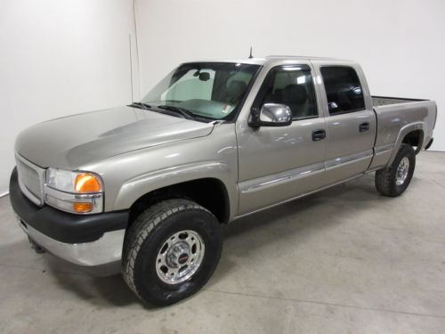 01 gmc sierra  2500hd slt duramax leather 4x4 colorado owned no rock salt 80pics