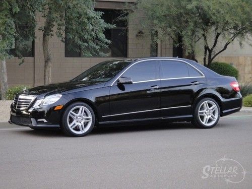 2011 mercedes benz e550 sedan amg sport package loaded nav fact warr 16,320 mile