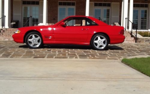 Classic red / tan sl that needs nothing. past well maintained. 500 sl