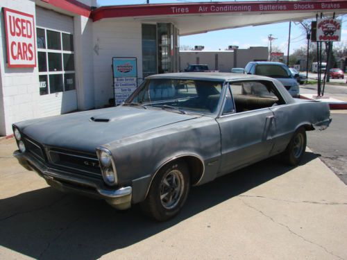 1965 pontiac gto barn find 4 speed 389 4 bbl engine runs goat nw indiana