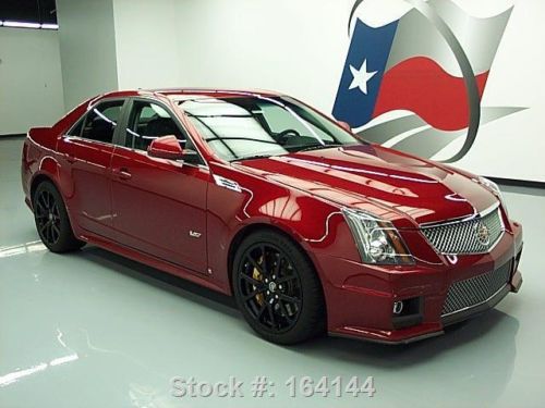 2009 CADILLAC CTS-V SEDAN 6-SPEED RECARO SEATS ONLY 43K TEXAS DIRECT AUTO, US $35,980.00, image 3