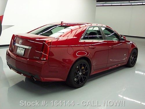 2009 CADILLAC CTS-V SEDAN 6-SPEED RECARO SEATS ONLY 43K TEXAS DIRECT AUTO, US $35,980.00, image 4