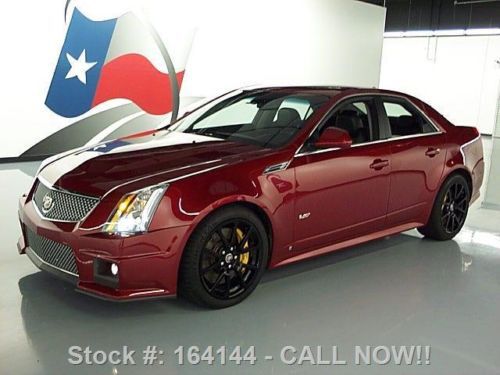 2009 CADILLAC CTS-V SEDAN 6-SPEED RECARO SEATS ONLY 43K TEXAS DIRECT AUTO, US $35,980.00, image 9