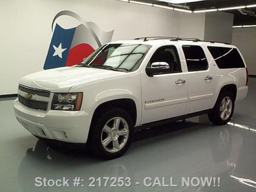 2008 chevy suburban ltz 4x4 sunroof nav dvd 20&#039;s 75k mi texas direct auto