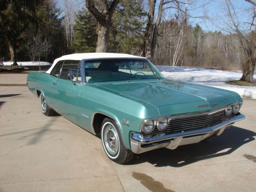 1965 Chevy Impala True SS-Big Block 396 Convertible-Complete Frame-Off Resto., image 2
