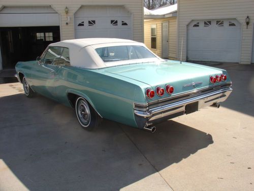 1965 Chevy Impala True SS-Big Block 396 Convertible-Complete Frame-Off Resto., image 10