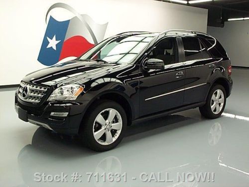 2011 mercedes-benz ml350 4matic awd sunroof nav 21k mi texas direct auto