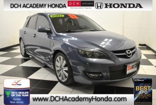 07&#039; mazdaspeed3 manual 6 speed hatchback 2.3l turbo alloy wheels clean carfax