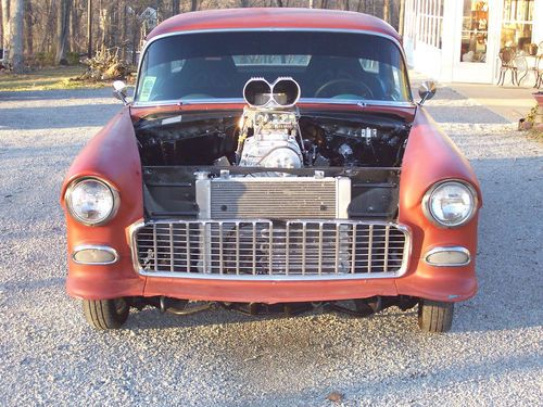 55 chevy two door hard top