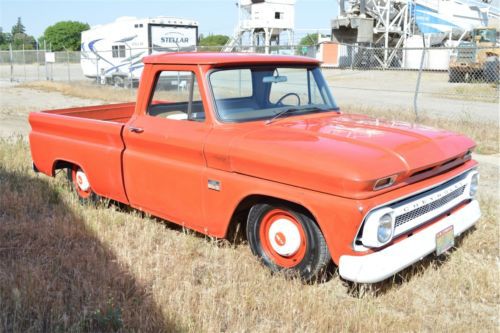 1966 chevrolet truck bbw sb fleetside 77k miles patina survivor shop truck