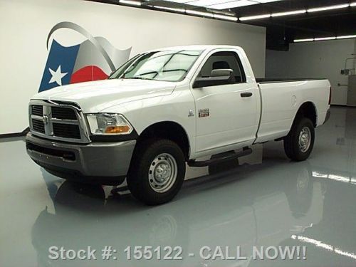 2010 dodge ram 2500 reg cab 4x4 diesel 6spd longbed 54k texas direct auto