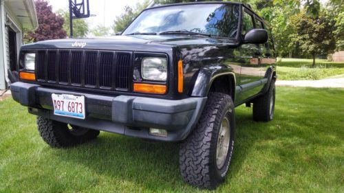 1999 jeep cherokee lifted sport utility 4-door 4.0l