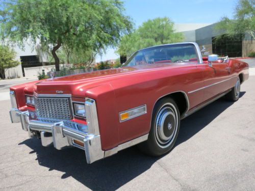 76k orig miles az car red on red new top rust free loaded car 77 78 75 79 74