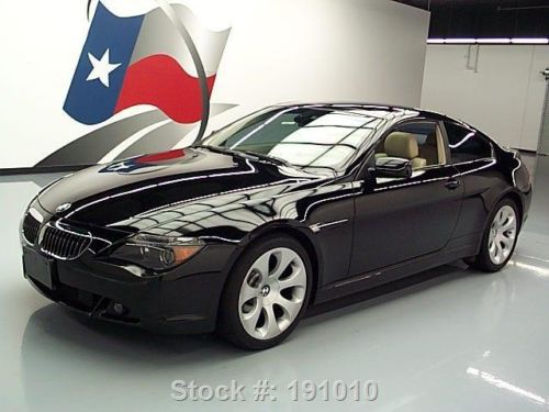 2004 bmw 645ci sport coupe auto sunroof navigation 57k texas direct auto