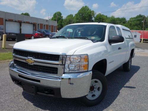 Chevy silverado 2500hd 2wd 6.0l leer bed cap utility bed cruise clean no reserve