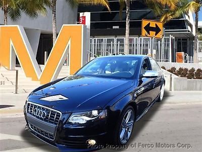 2011 s4 quattro premium plus 3.0 v6- 6 spd manual trans 1 owner clean carfax