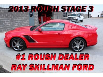 2013 roush stage 3 tvs2300 supercharged 5.0 302 13 rs3 track package v8