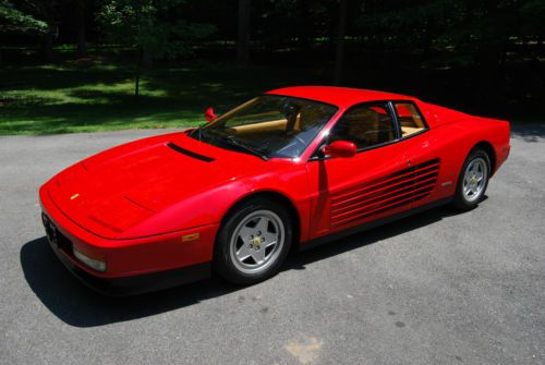 1988 ferrari testarossa coupe.  stunning, very rare example.  no reserve!