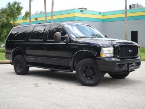 Limited 4 x 4 6.0l powerstroke turbo diesel black over tan 3rd row leather
