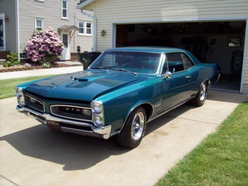 1966 pontiac gto 389 tri power 4 speed,less than 11k org miles