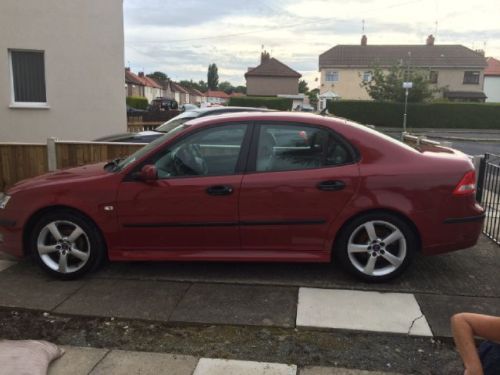 Red saab 9.3