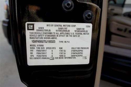 AWD 05 GMC YUKON DENALI XL NAV/BOSE/TV/DVD BLUETOOTH/ ONSTAR 20 INCH WHEELS NICE, US $9,995.00, image 54