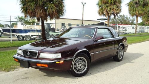 1989 chrysler lebaron tc by maserati !! 47,007 act miles, pristine