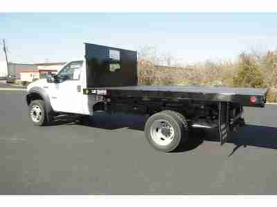 2006 Ford F-550 Flatbed w/dump Powerstroke Super Duty Diesel, image 11