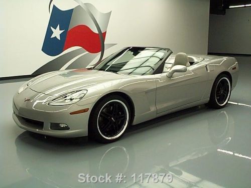 2006 chevy corvette 2lt convertible 6-spd xenons 44k mi texas direct auto