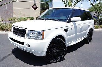 07 range rover sport navigation color matched 24 wheels 1 of a kind clean carfax